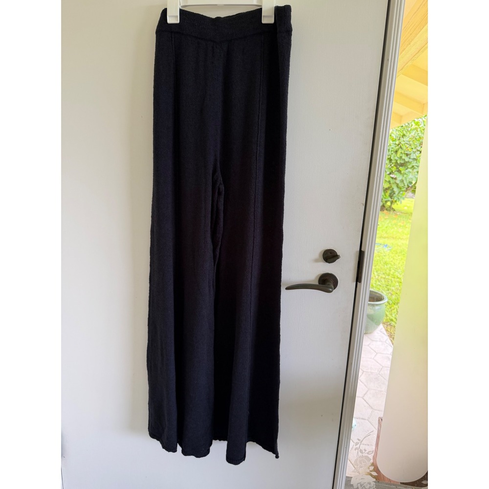 Free people free-est wide leg knit pull on pants fall boho